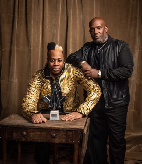 Kardinal Offishall posing for portrait at Canada's Walk of Fame 25th Anniversary