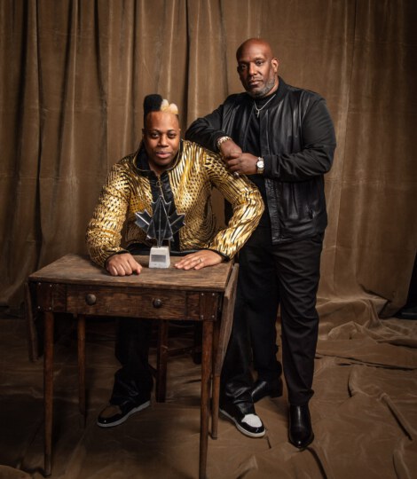 Kardinal Offishall posing for portrait at Canada's Walk of Fame 25th Anniversary