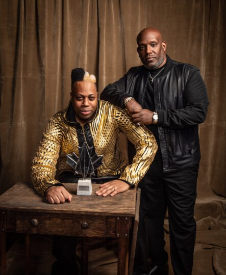 Kardinal Offishall posing for portrait at Canada's Walk of Fame 25th Anniversary