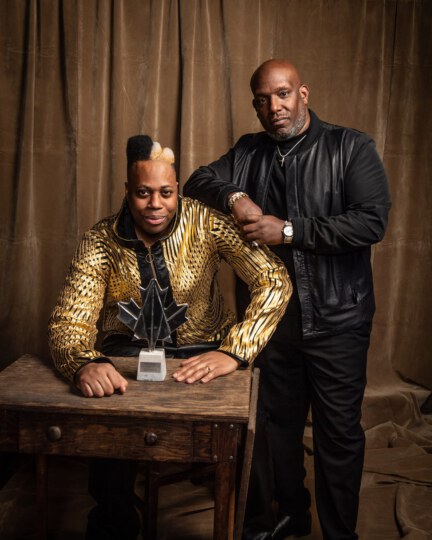 Kardinal Offishall posing for portrait at Canada's Walk of Fame 25th Anniversary