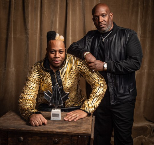 Kardinal Offishall posing for portrait at Canada's Walk of Fame 25th Anniversary