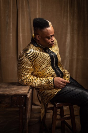 Kardinal Offishall posing for portrait at Canada's Walk of Fame 25th Anniversary