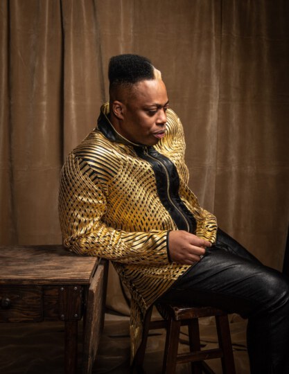 Kardinal Offishall posing for portrait at Canada's Walk of Fame 25th Anniversary