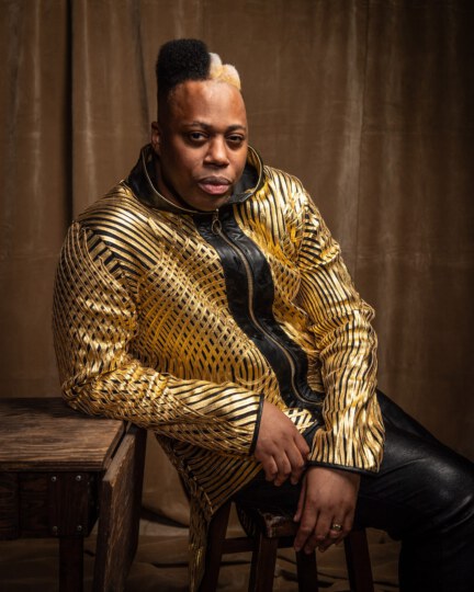 Kardinal Offishall posing for portrait at Canada's Walk of Fame 25th Anniversary
