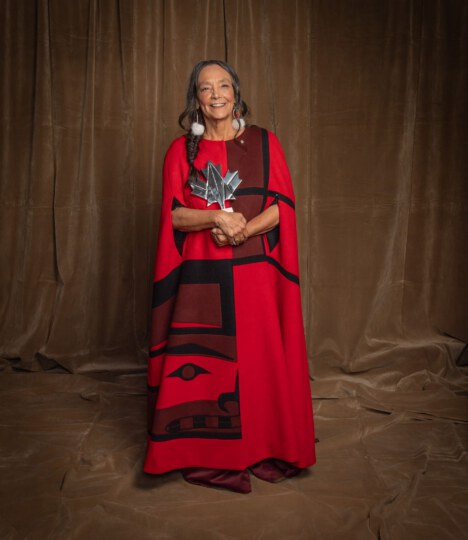 Tantoo Cardinal posing for portrait at Canada's Walk of Fame 25th Anniversary