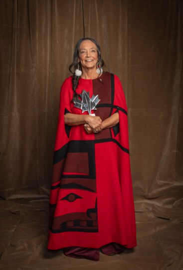 Tantoo Cardinal posing for portrait at Canada's Walk of Fame 25th Anniversary