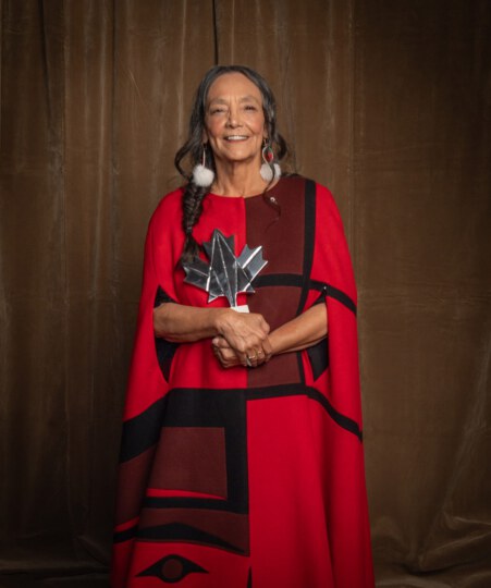 Tantoo Cardinal posing for portrait at Canada's Walk of Fame 25th Anniversary