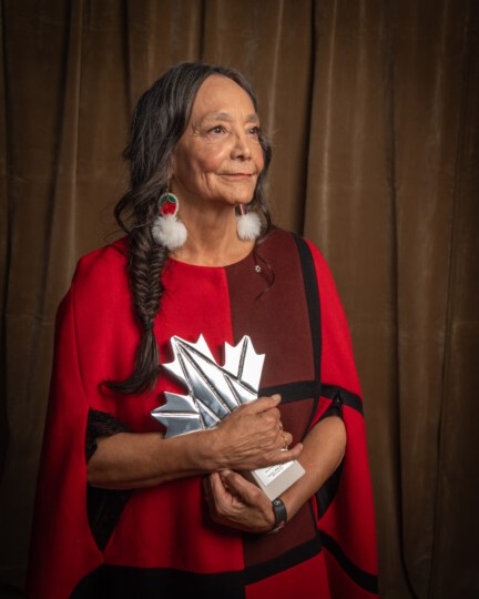 Tantoo Cardinal posing for portrait at Canada's Walk of Fame 25th Anniversary