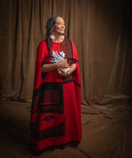 Tantoo Cardinal posing for portrait at Canada's Walk of Fame 25th Anniversary