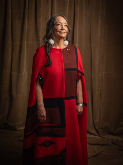 Tantoo Cardinal posing for portrait at Canada's Walk of Fame 25th Anniversary