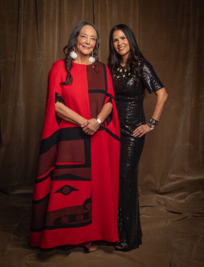 Tantoo Cardinal posing for portrait at Canada's Walk of Fame 25th Anniversary