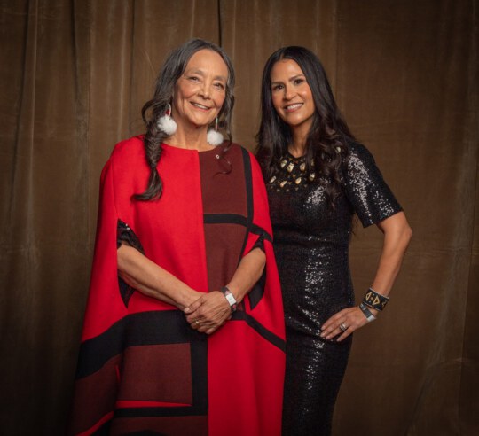 Tantoo Cardinal posing for portrait at Canada's Walk of Fame 25th Anniversary