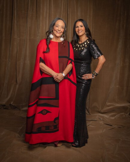 Tantoo Cardinal posing for portrait at Canada's Walk of Fame 25th Anniversary