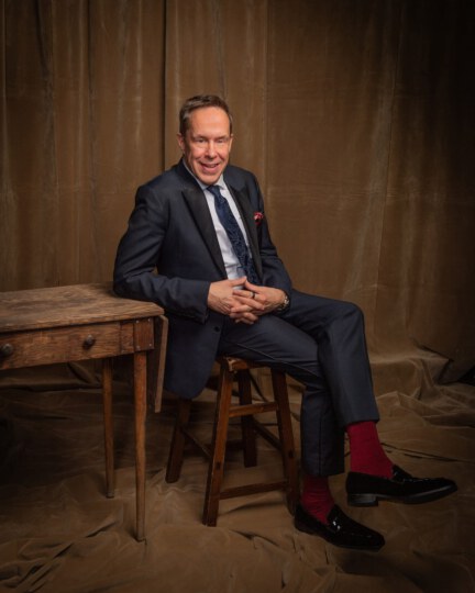 Jeffrey Latimer posing for portrait at Canada's Walk of Fame 25th Anniversary