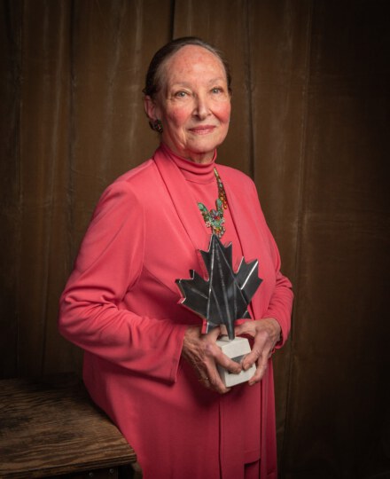 Rosalie Silberman Abella posing for portrait at Canada's Walk of Fame 25th Anniversary