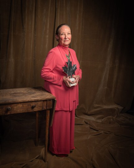 Rosalie Silberman Abella posing for portrait at Canada's Walk of Fame 25th Anniversary
