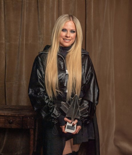 Avril Lavigne posing for portrait at Canada's Walk of Fame 25th Anniversary