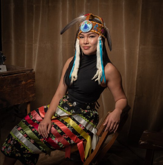Autumn Peltier posing for portrait at Canada's Walk of Fame 25th Anniversary