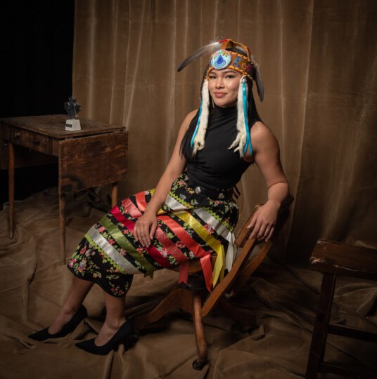 Autumn Peltier posing for portrait at Canada's Walk of Fame 25th Anniversary
