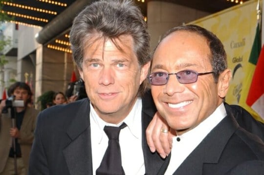 David Foster with Paul Anka at the 2006 Red Carpet event