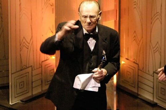 Lloyd Robertson onstage at 2007 broadcast show